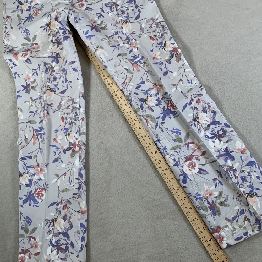 Gloria Vanderbilt Pants Womens 4 Short Floral Print Amanda Stretch Cotton Casual - Picture 6 of 14